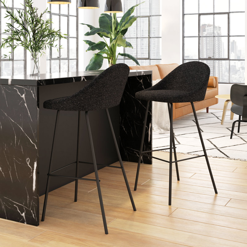 Holmes Boucle Bar & Counter Stool & Reviews AllModern